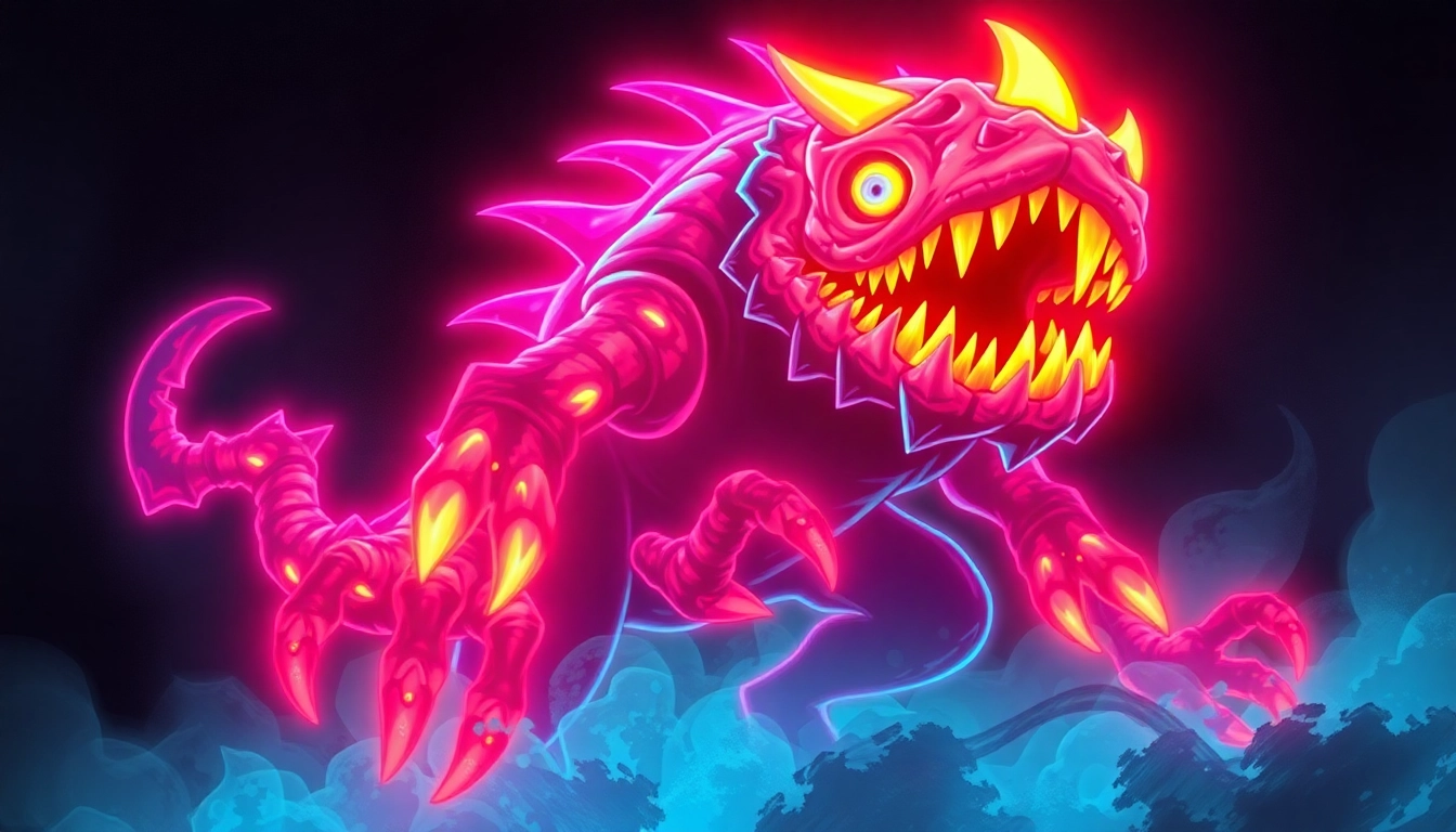 Vivid depiction of 789f.monster showcasing its unique design and glowing details for engaging visual appeal and SEO relevance.