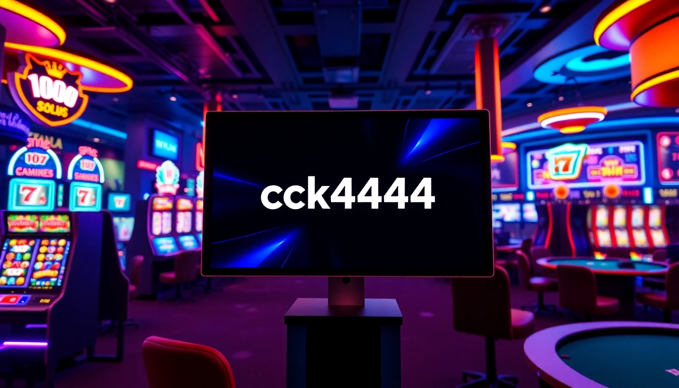 Engaging ck4444 online gaming platform interface with vibrant slots and live casino action, highlighting mastering gameplay and high-quality visuals for players.