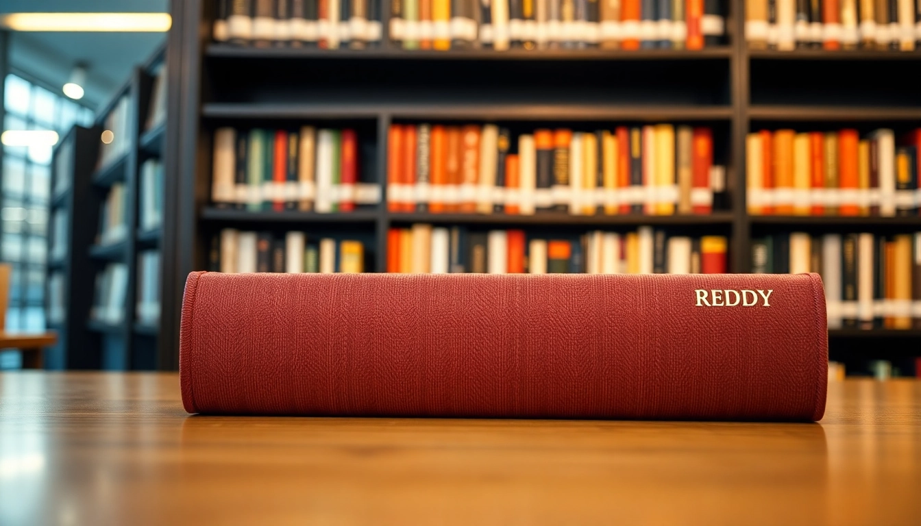 Reddy Book showcased in a modern library setting, highlighting its quality and significance for readers seeking reliable resources.