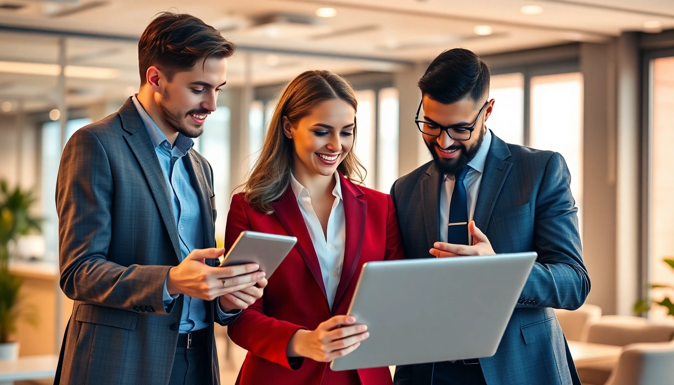 Dedicated expert comptable Casablanca team analyzing financial data with advanced technology