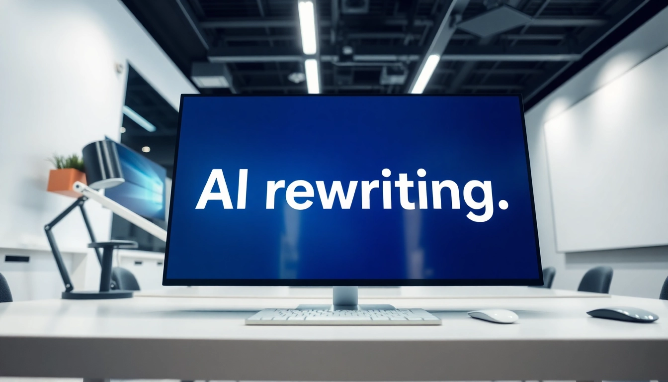 Humanizer tools transforming AI-generated text into natural writing with clear digital interface